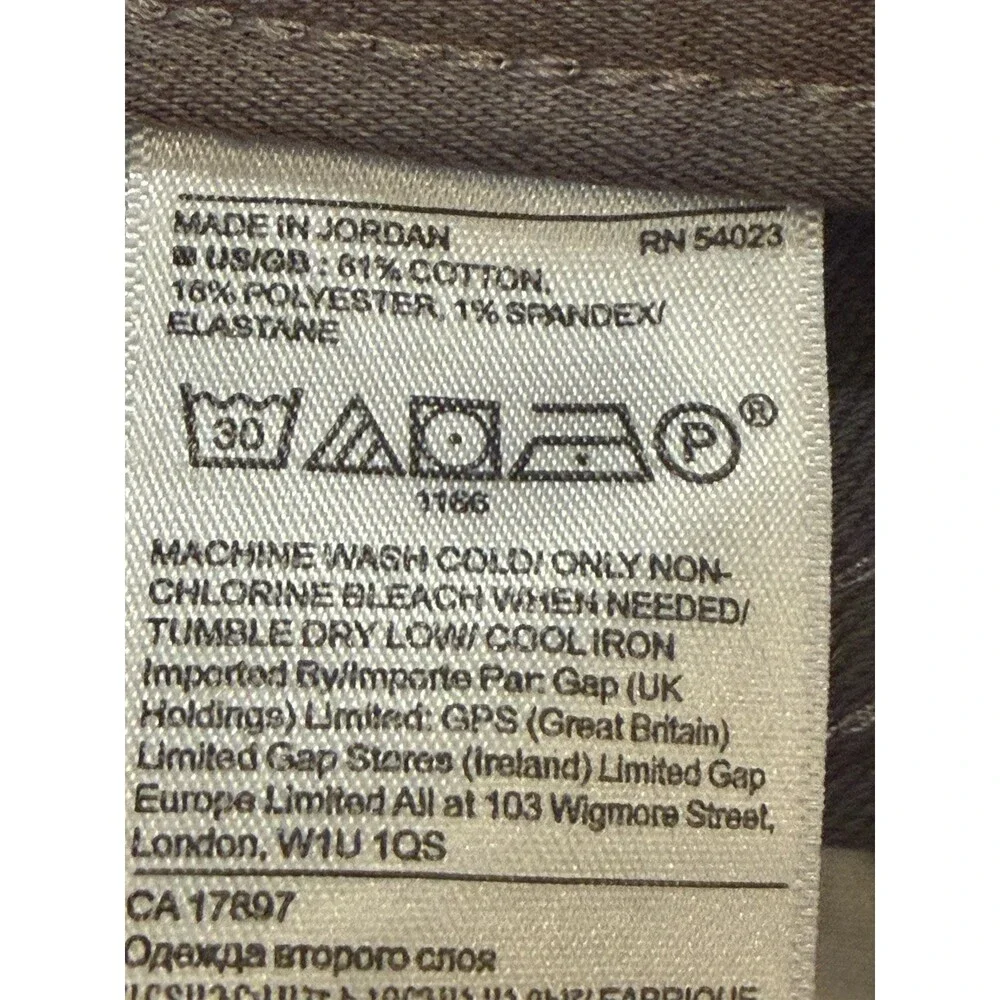 Banana Republic Jeans Men's 33x30 Grey Traveler Slim Fit 5-Pocket